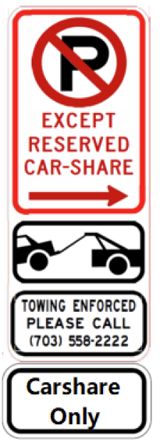 Photo: Car-sharing sign